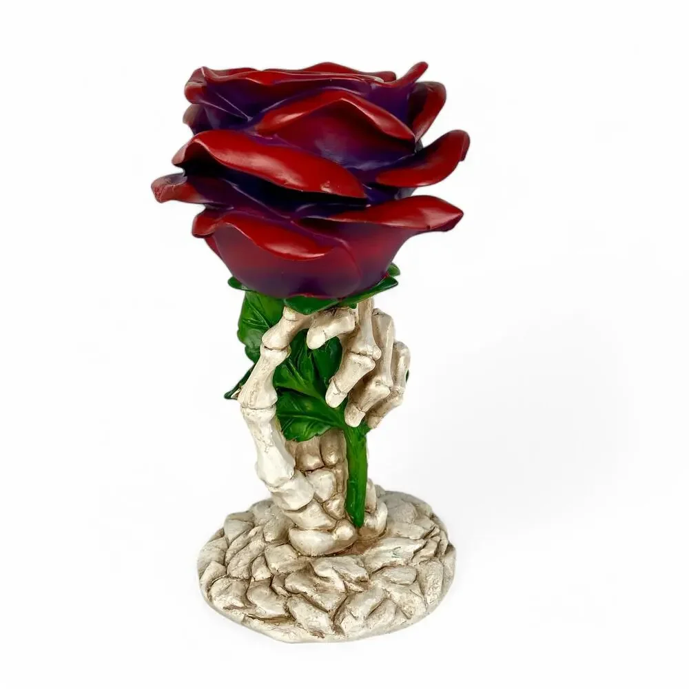 Red Rose Skeleton Hand Votive Candle Holder Yankee Candle Phantasmagoria 2021